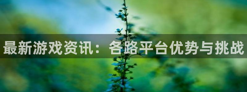 杜邦娱乐官网APP：最新游戏资讯：各路平台优势与挑战